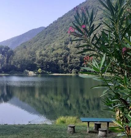 L'Angolino Di Magda: On The Lake-Private Beach! Ghirla Exteriör bild